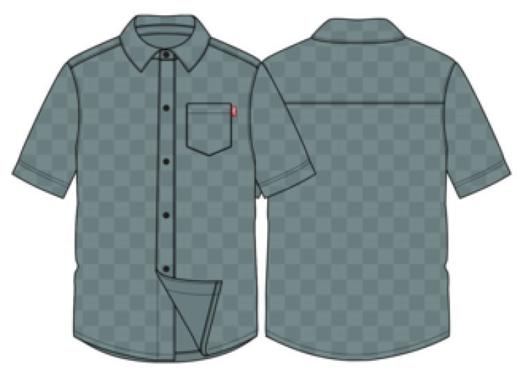 FastHouse WINSTON BUTTON UP BLU 