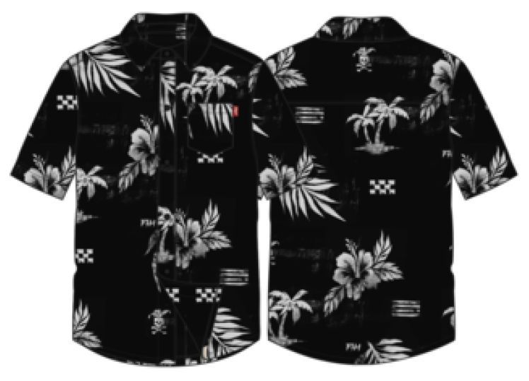 FastHouse ALANI BUTTON SHIRT BLK SML