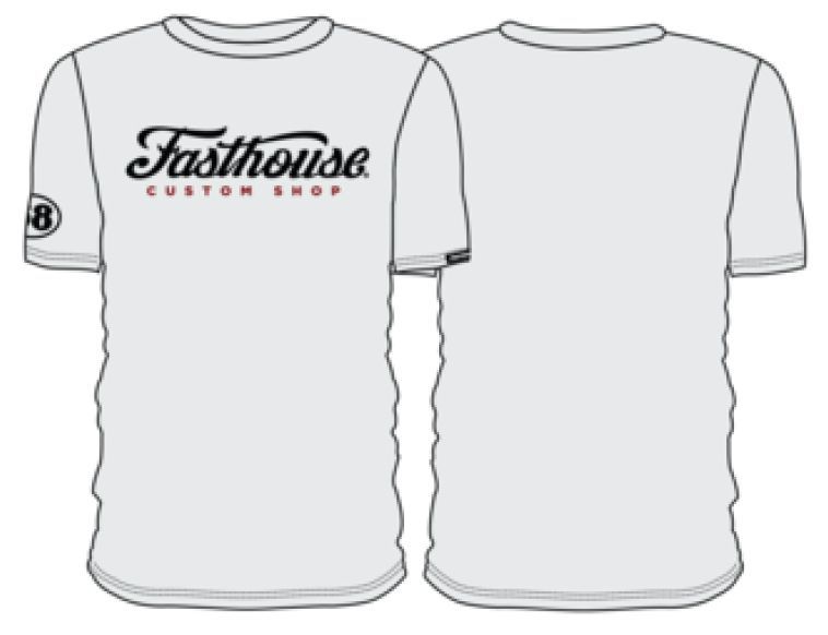 FastHouse MORRIS TEE WHITE SML