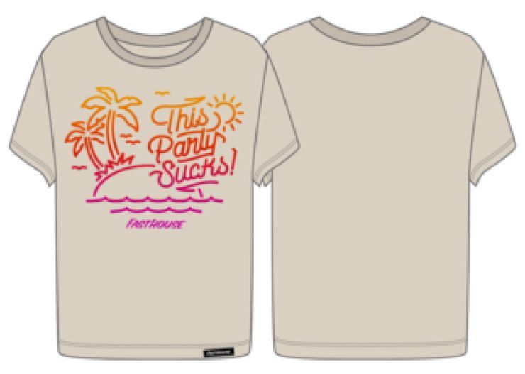 FastHouse WMN CASTAWAY TEE NATURAL 