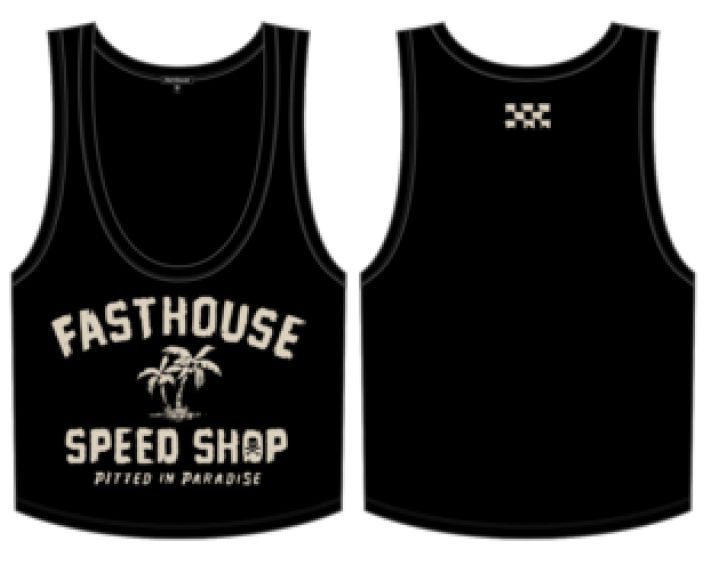 FastHouse WMN ALKYD TANK BLACK XLG