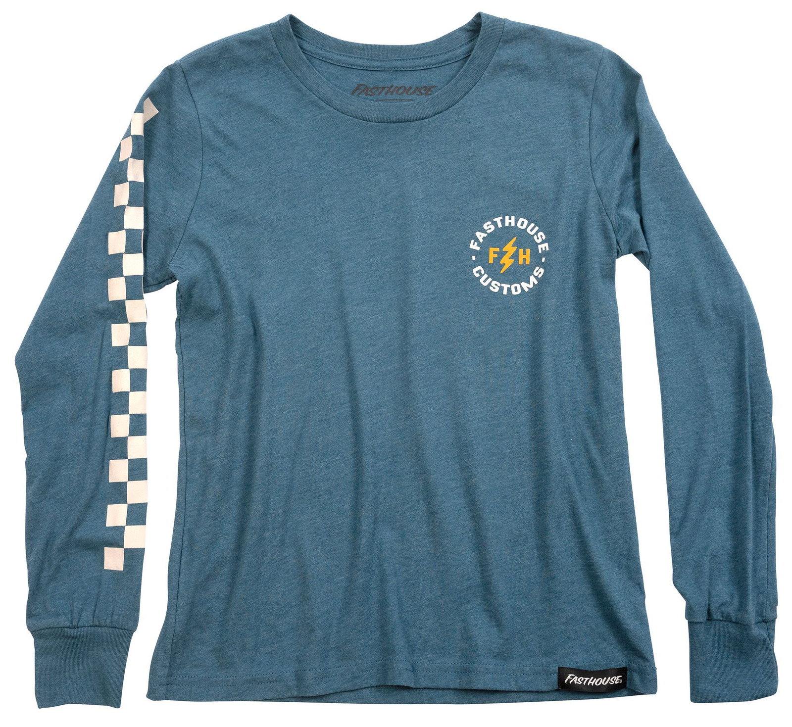 FastHouse YTH EASY RIDER TEE TEAL 