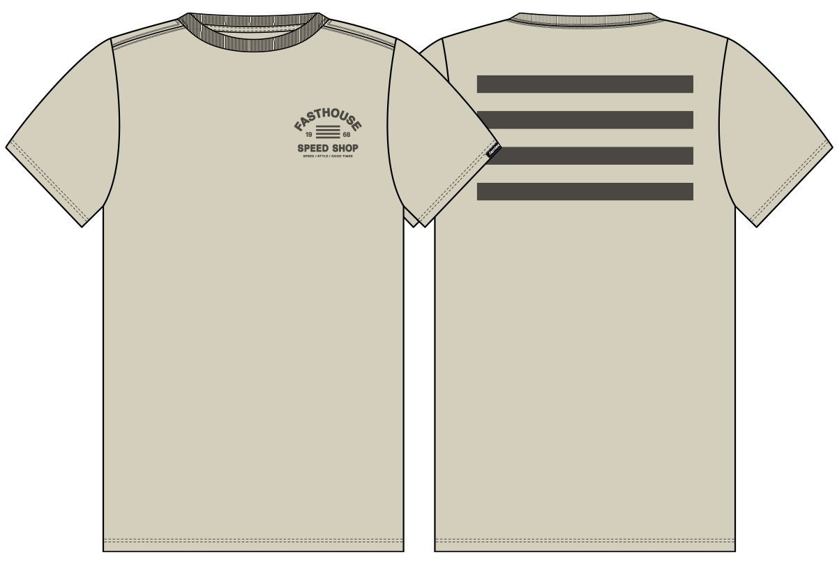 FastHouse COBALT SS TEE NATURAL LG