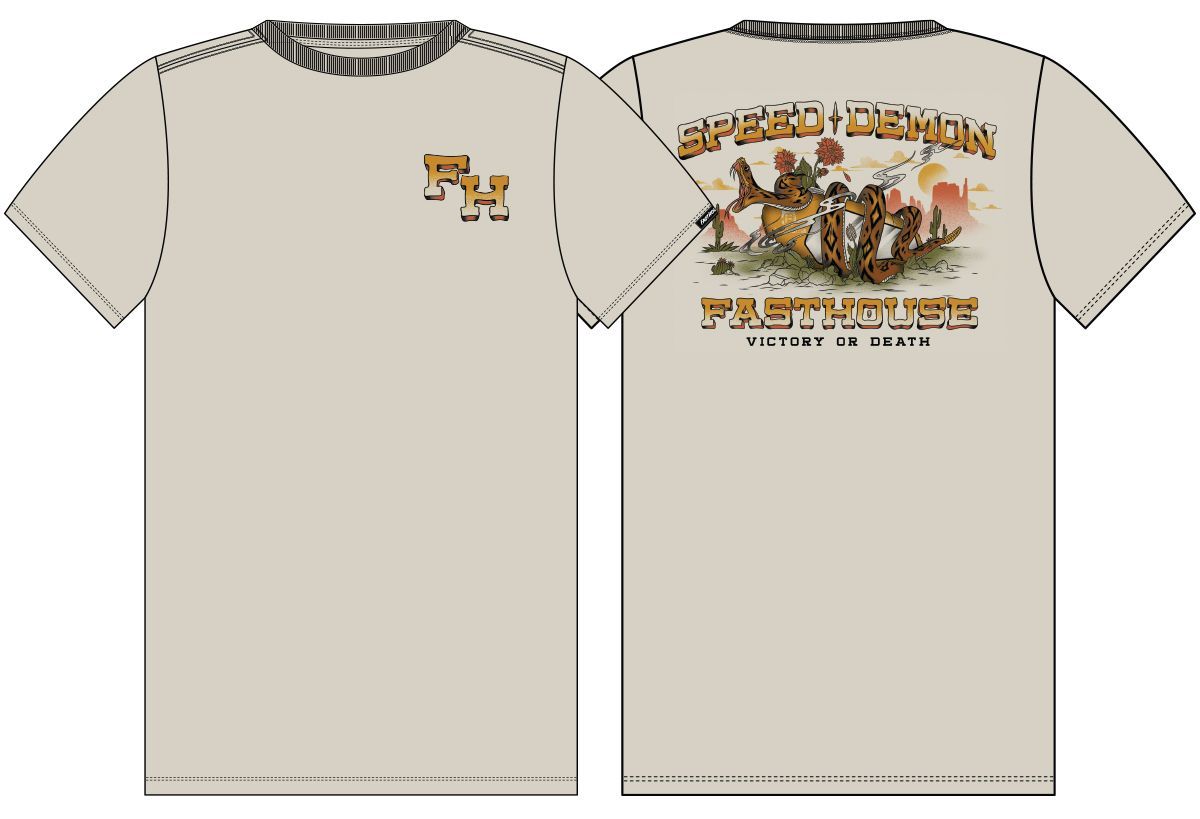 FastHouse TREADER SS TEE SANDSTONE 3X