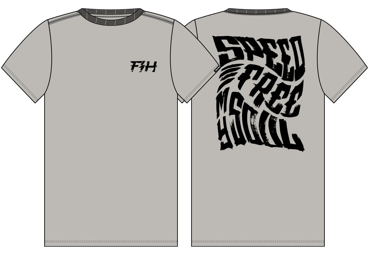 FastHouse SURFACE SS TEE LIGHT GRAY 3X