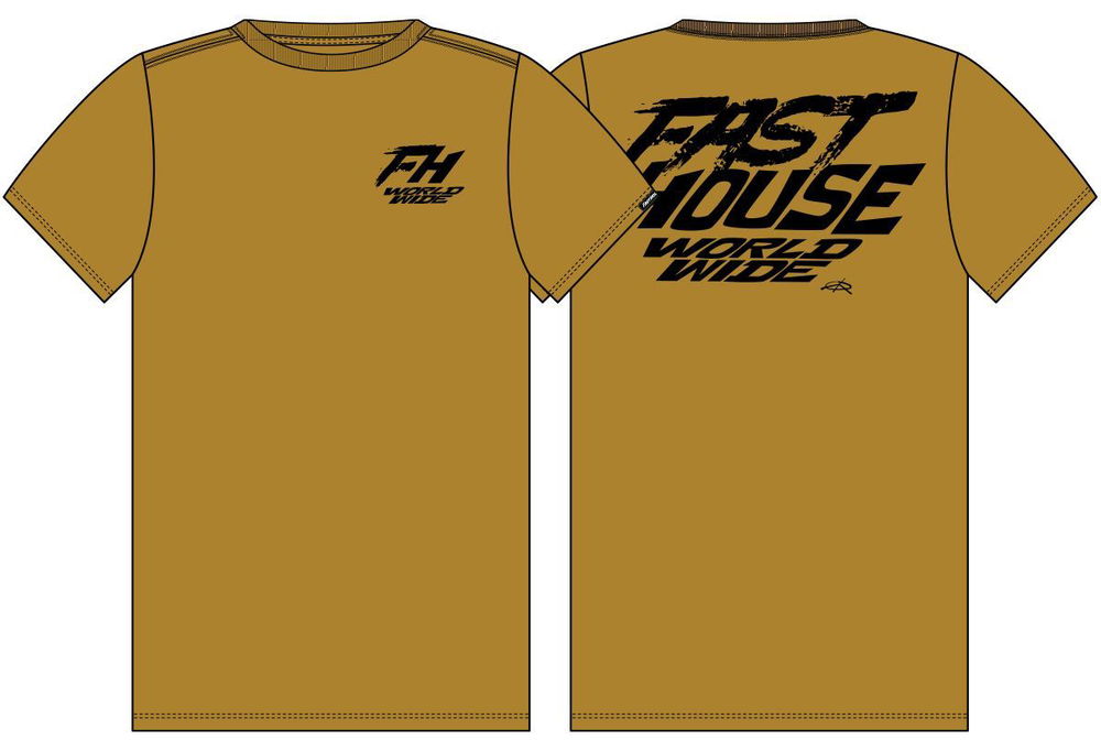 FastHouse PRIMER TEE VINTAGE GOLD SM