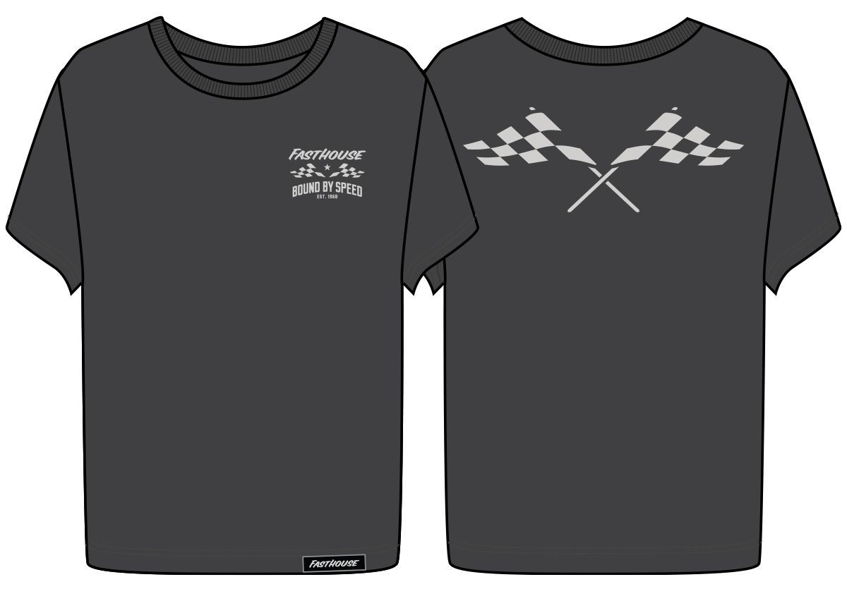 FastHouse WMN BOUND TEE DARK GRAY XL