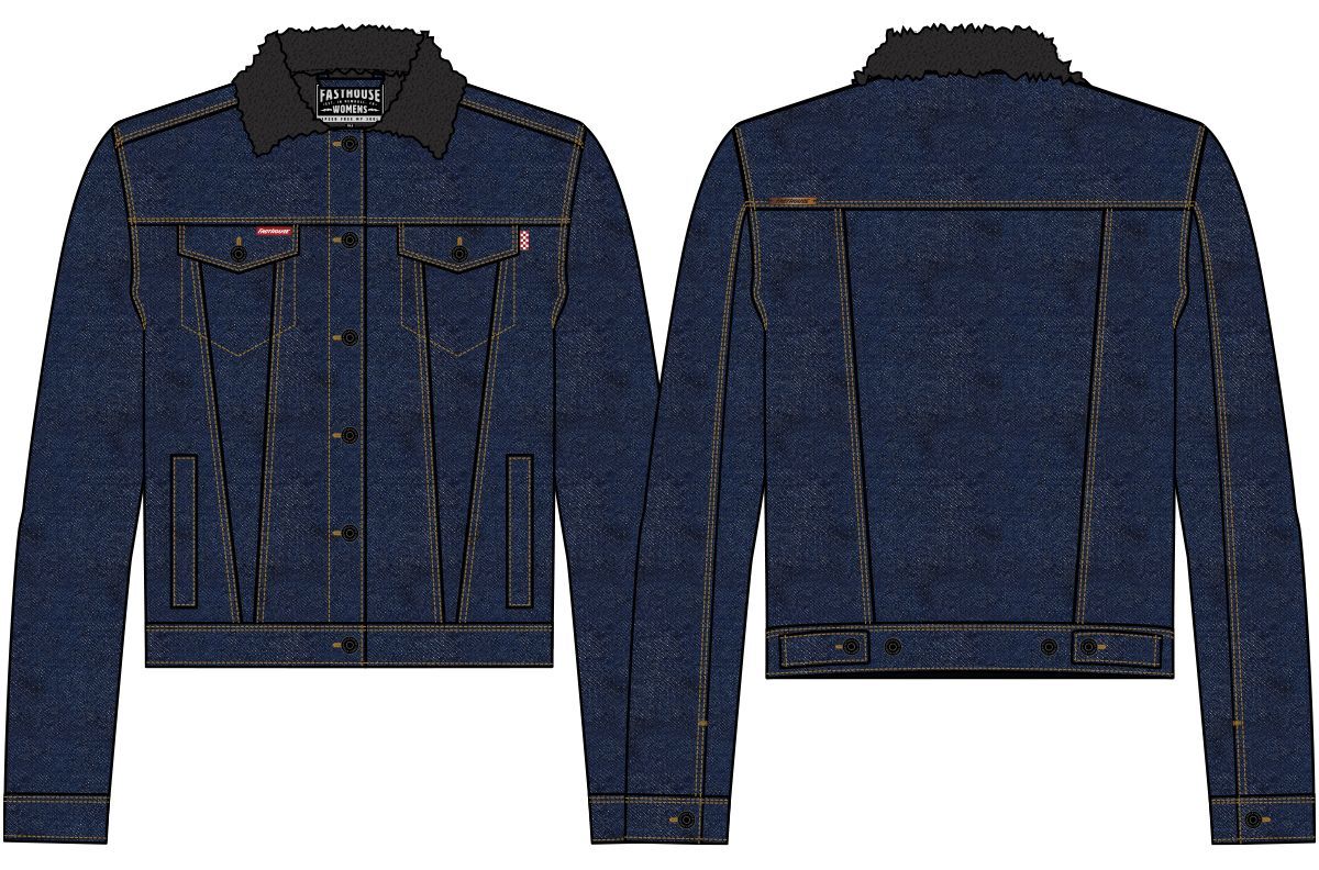 FastHouse WM ACSTC TRKR JKT DNM BLU SM