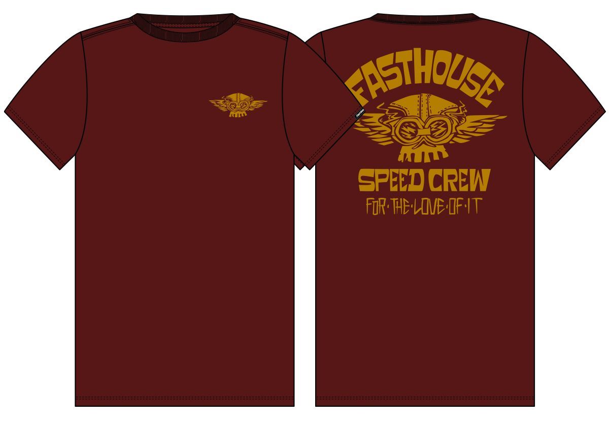 FastHouse YTH LOVE OF IT TEE MAROON 