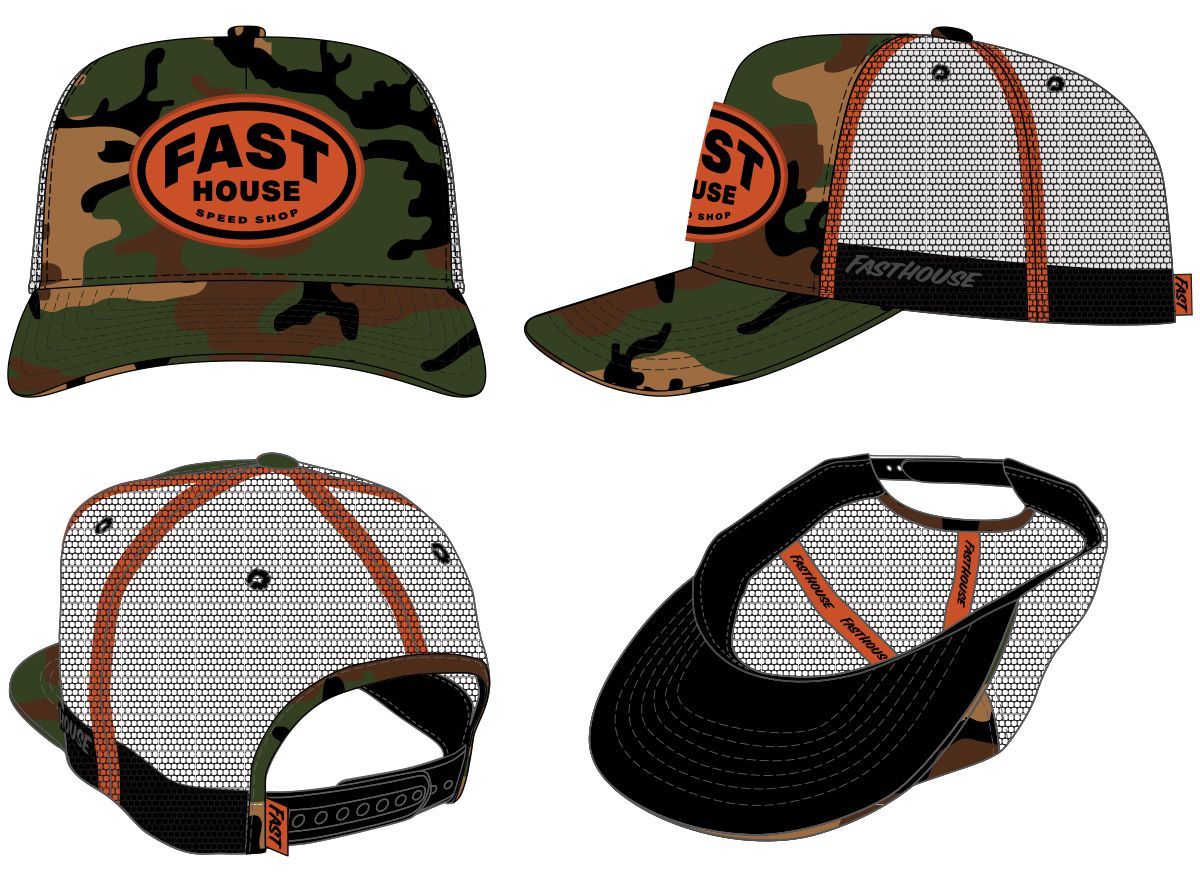 FastHouse ARCHIE HAT CAMO OS