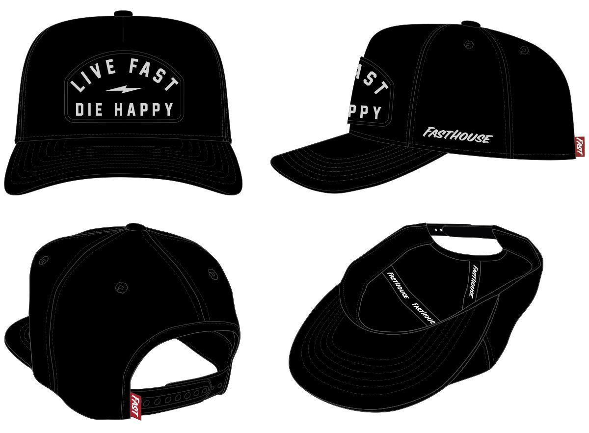 FastHouse WIRED HAT BLACK OS