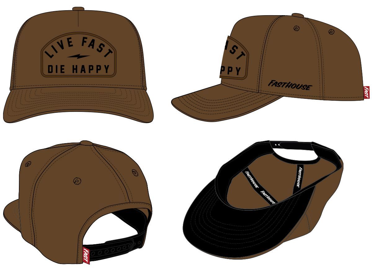 FastHouse WIRED HAT BLACK OS