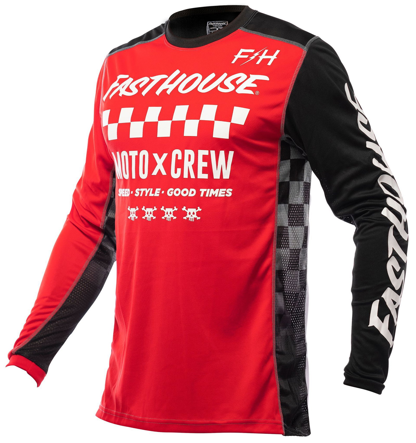 FastHouse GRINDHS ALPH JRSY RED/BLK 