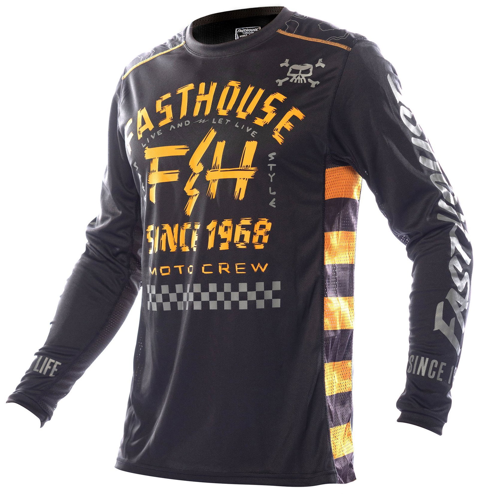 FastHouse OFF-ROAD JERSEY BLK/AMBER 