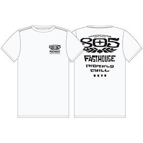 FastHouse 805 GRAVEL SS TEE WHITE 