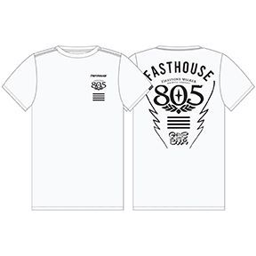FastHouse 805 CREW TIME SS TEE WHT 