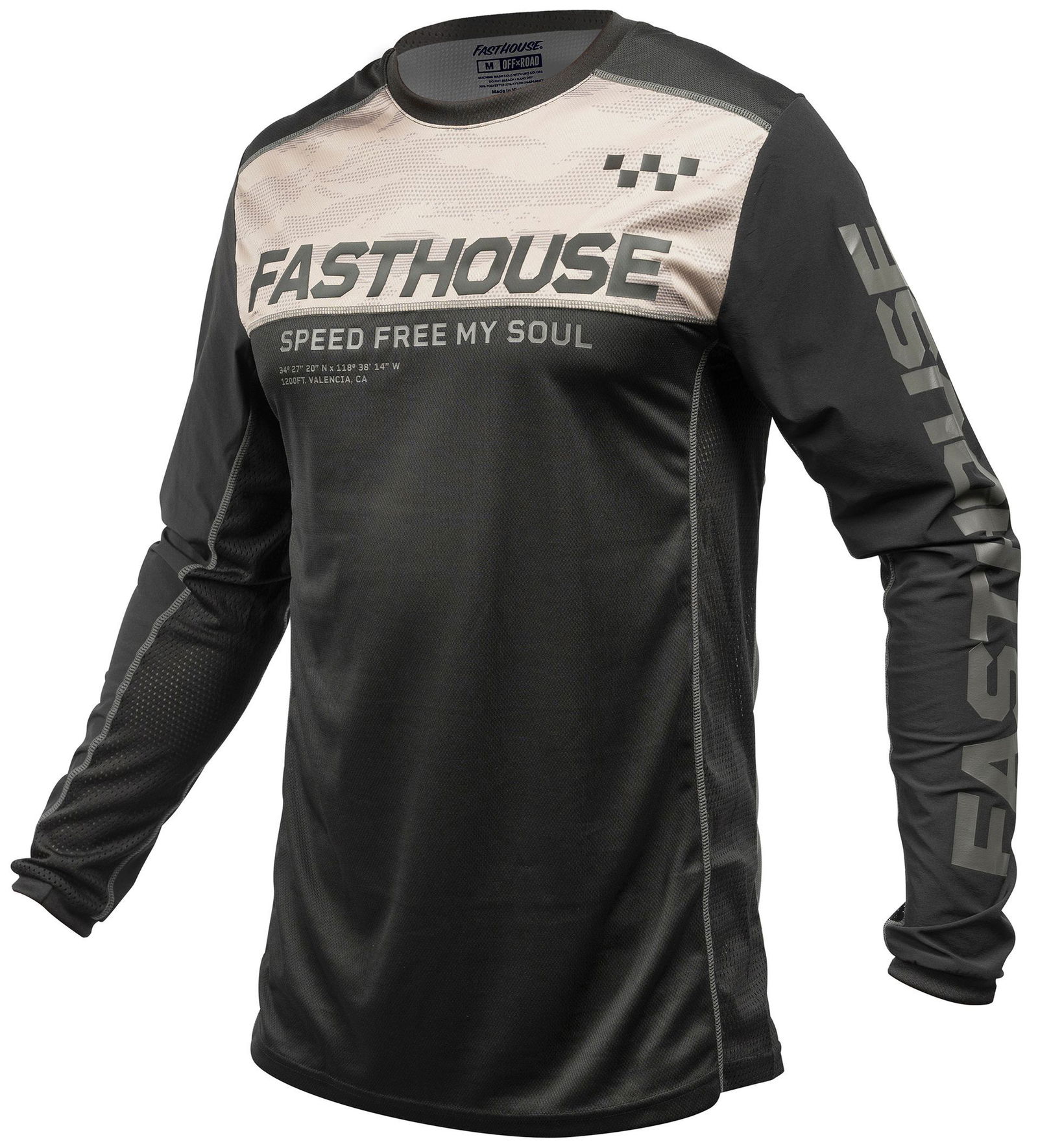 FastHouse OFFRD SANDCAT JRSY SEN/BK 2X