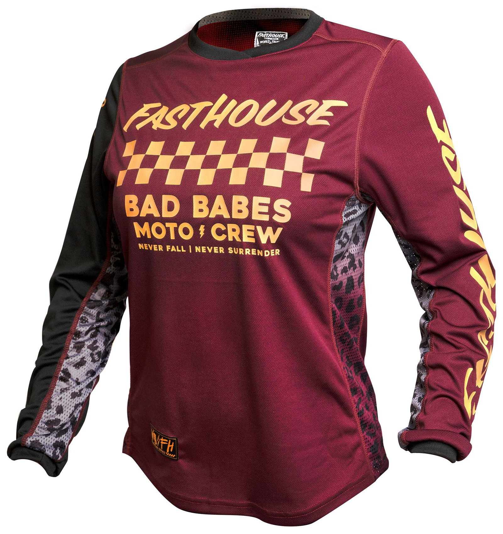 Fasthouse Grindhouse Golden Script Women's Jersey (LG)