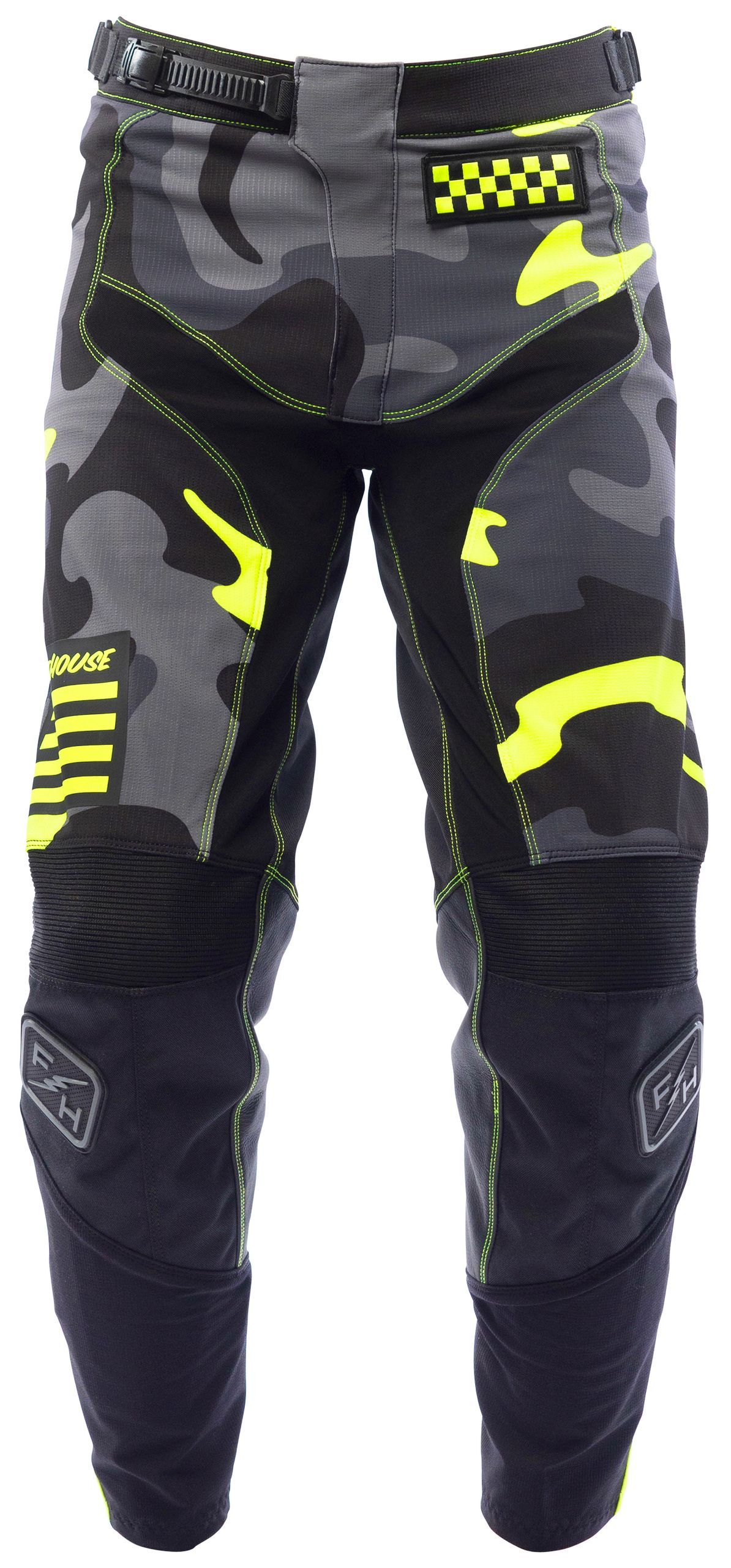 FastHouse GRNDHOUS RIOT PANT BK/VZ 32
