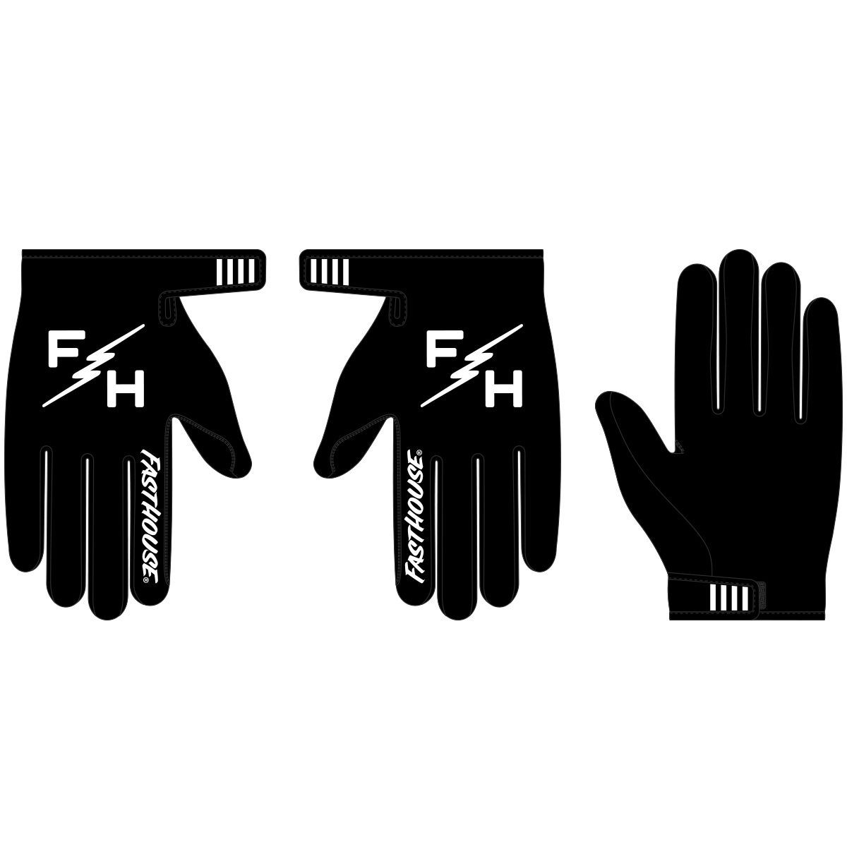 FastHouse YTH CRBN ETRNL GLOVE BK LG
