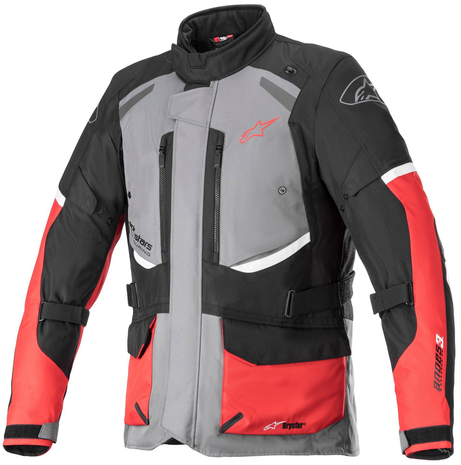 ALPINESTARS ANDES V3 DS JKT GY BLK RD S