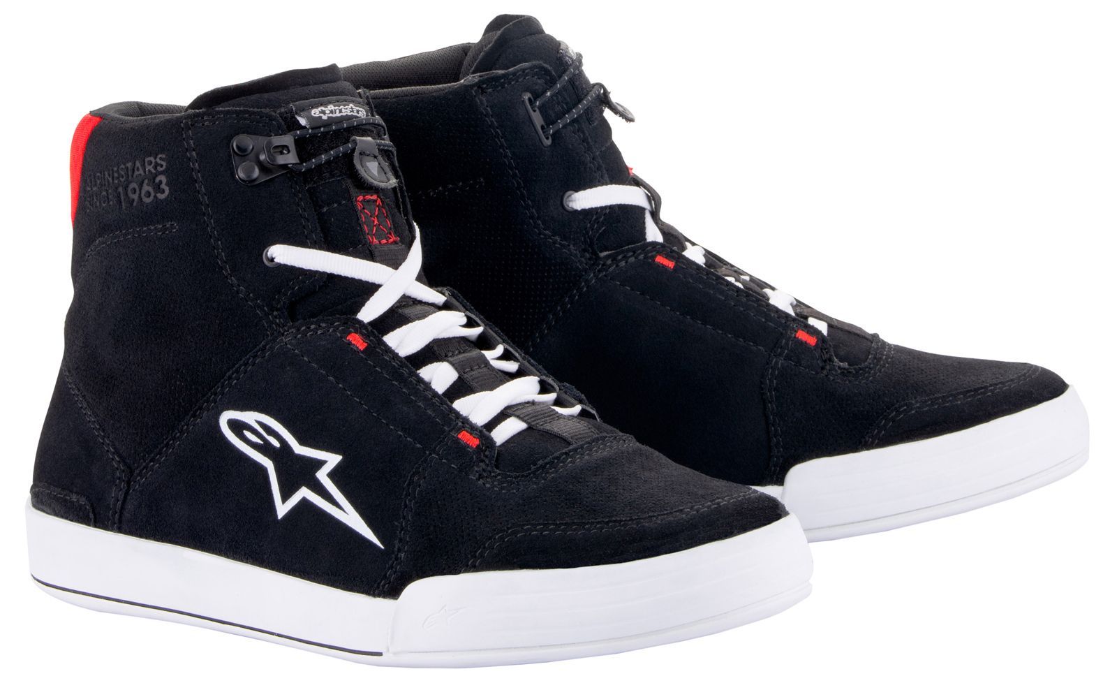 ALPINESTARS CHROME SHOES BKWHRD 
