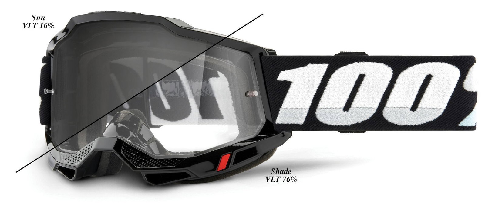 100% Accuri 2 Over the Glasses (OTG) Goggles