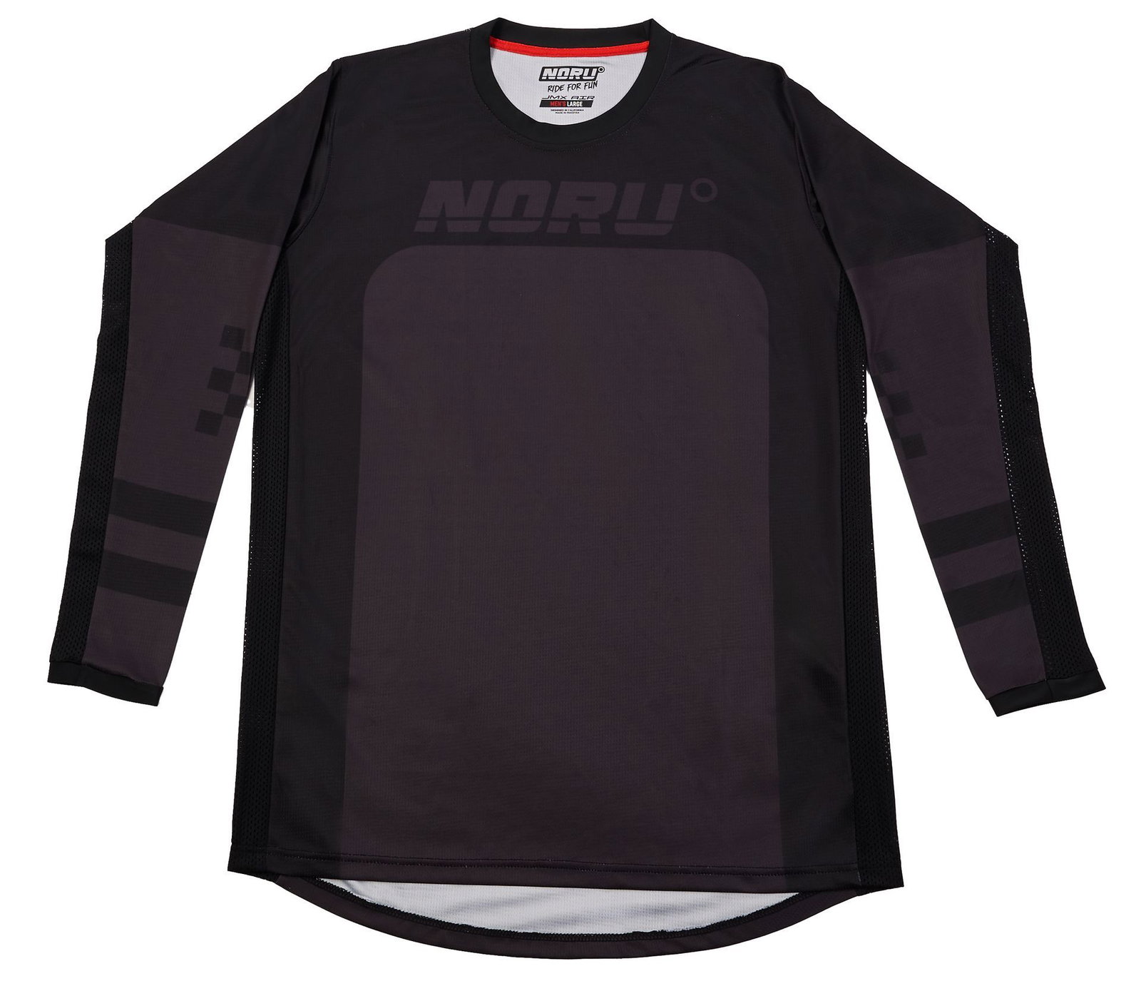 NORU JMX VENTED JERSEY BKGY 