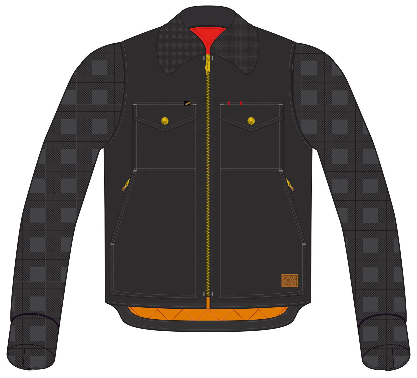 CORTECH CONVERT JKT VEST BLK MED