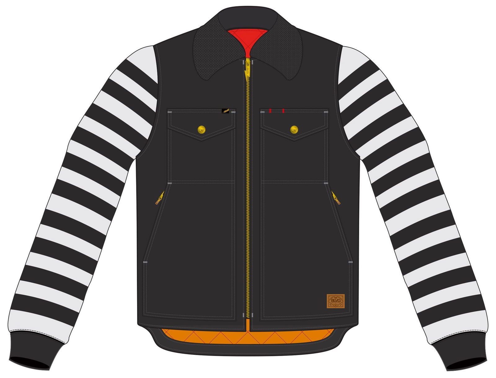 CORTECH CONVERT JKT VEST BLK MED