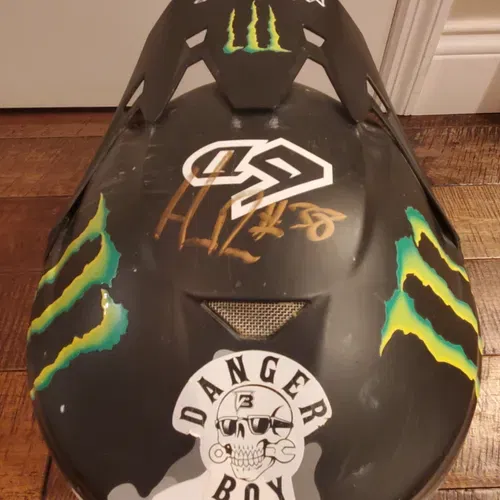 6D ATR-2 Haiden Deegan Signed Monster Energy Helmet