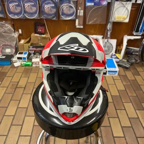 6D Atr 2 Fusion Red Helmet 