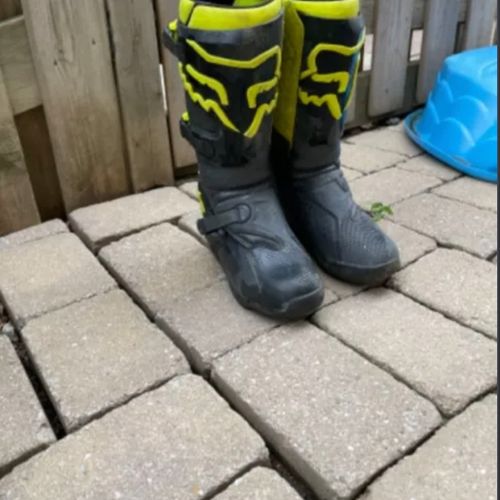 Fox Racing Comp Boots Size 8 