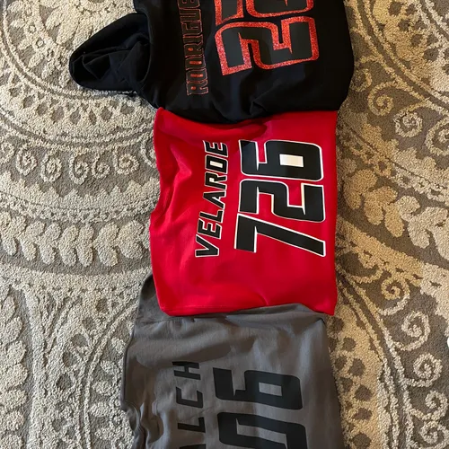 Custom motocross hoodies/shirts 
