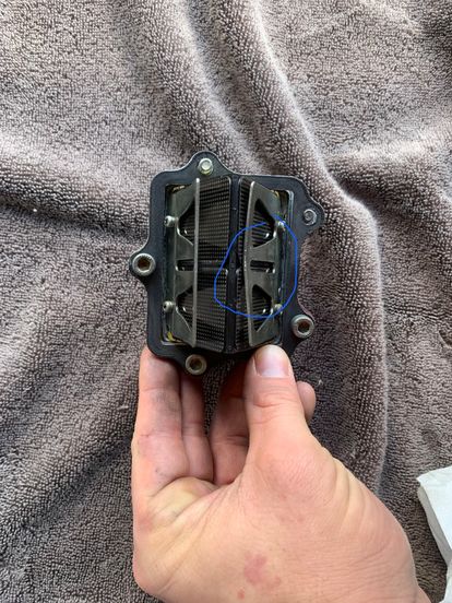 YZ 250 Reed Cage And Intake Assembly