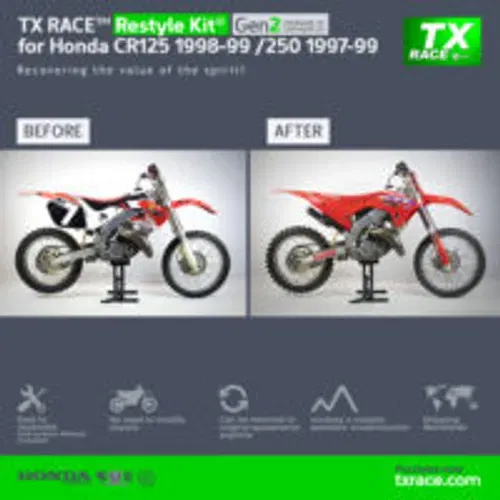 TX Race Restyle Kit Honda CR125 CR250