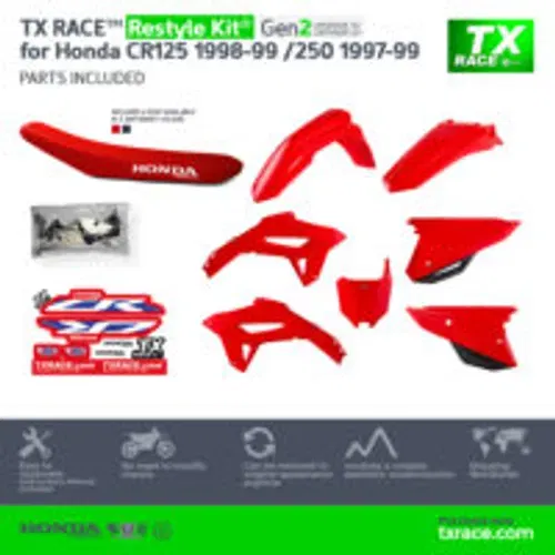 TX Race Restyle Kit Honda CR125 CR250