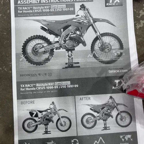TX Race Restyle Kit Honda CR125 CR250