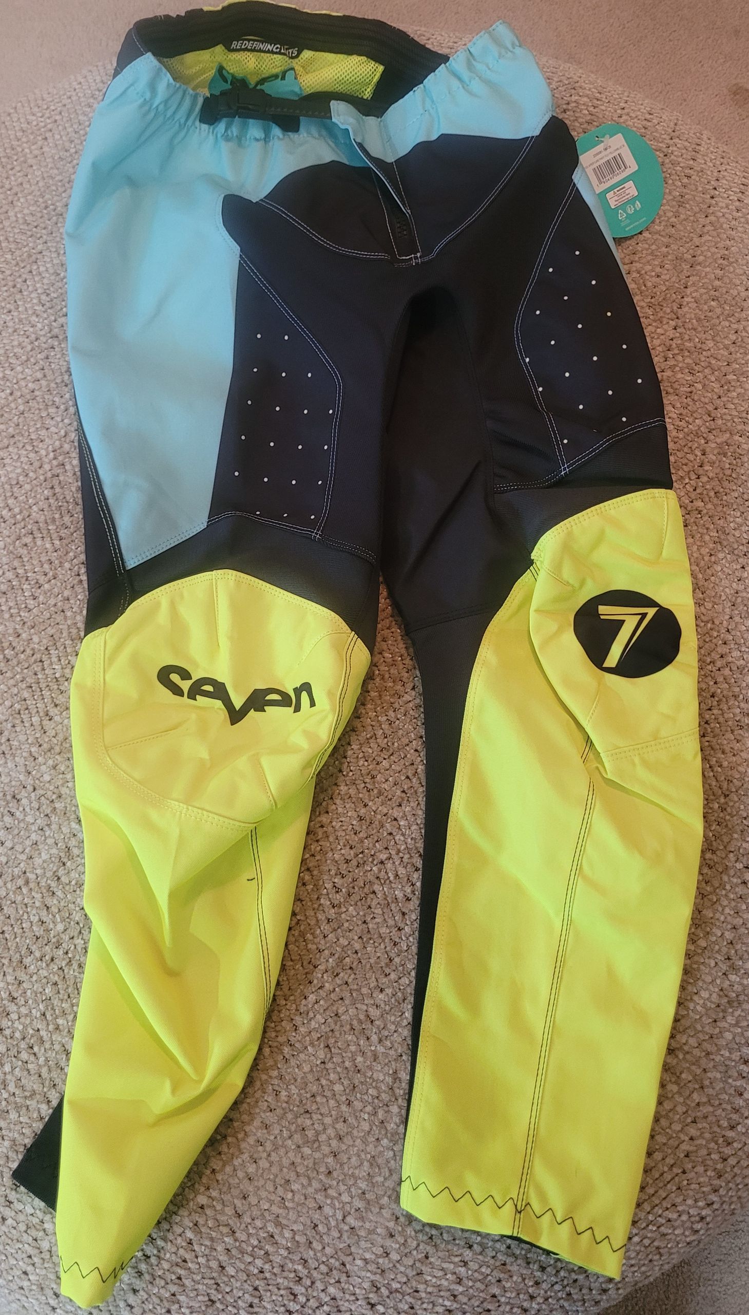 Seven Pant 28" Vox Flow Yellow/blue