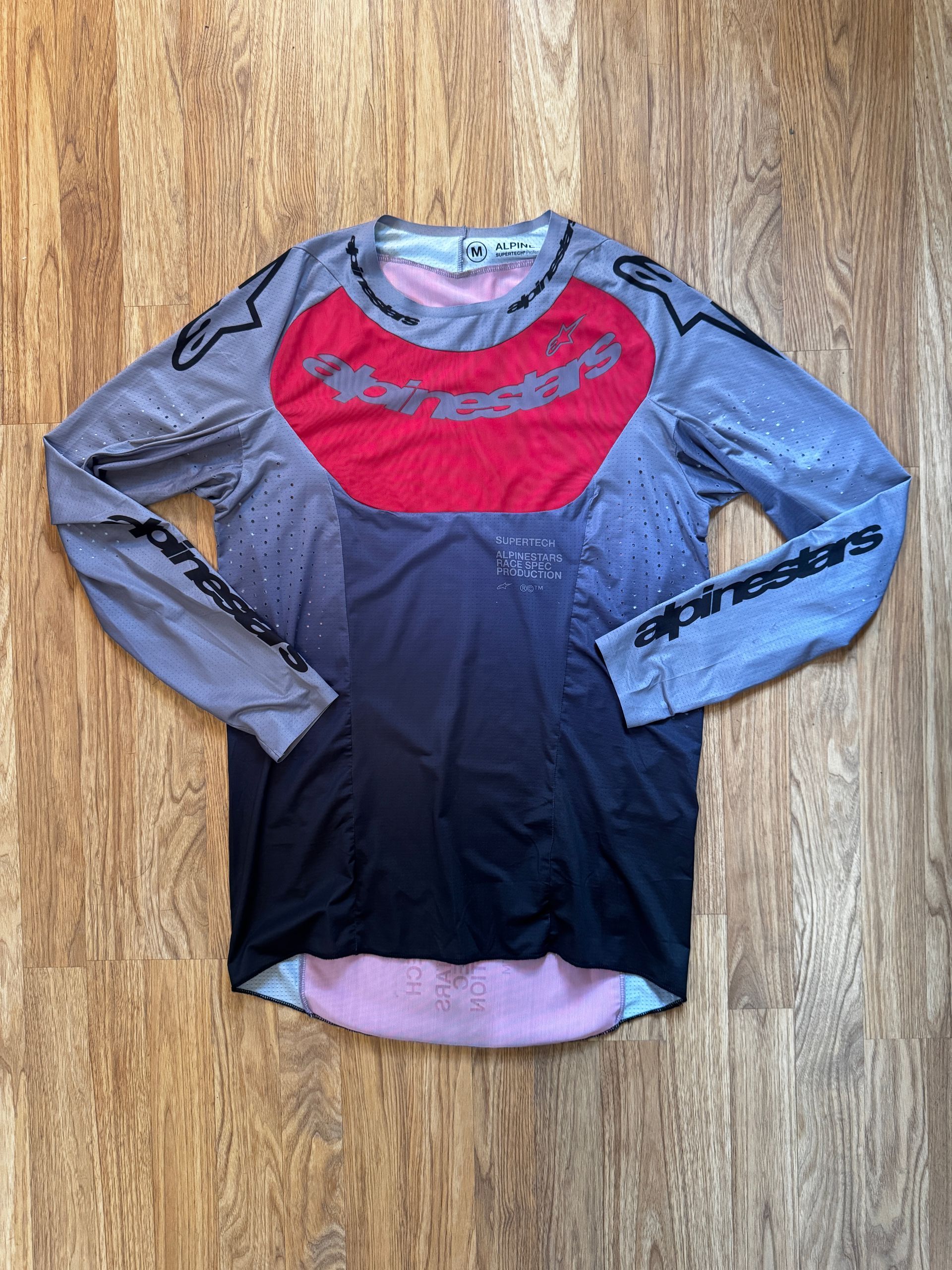 Alpinestars Supertech Set - Dade Iron/Red Berry