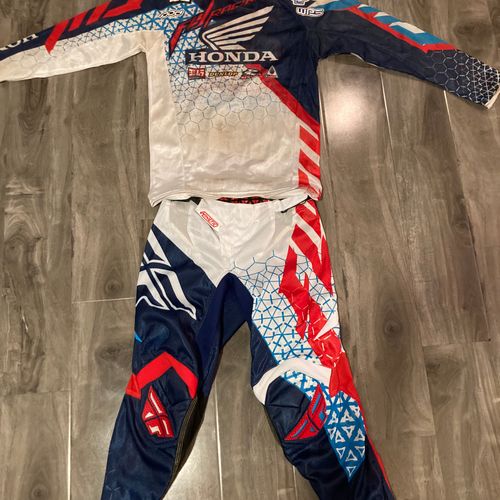 Honda motocross recognized apparel