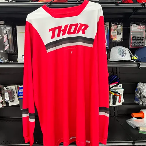 THOR Pulse Pinner Jersey - Red - 3XL