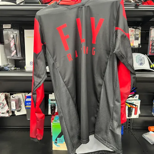 FLY RACING KINETIC K221 JERSEY RED/BLACK MD
