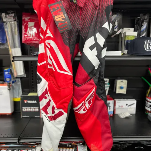 FLY RACING EVOLUTION 2.0 PANT RED/BLACK SZ 36