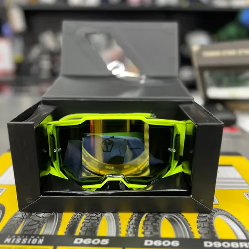100% Armega Goggles - Nuclear Citrus - Gold Mirror