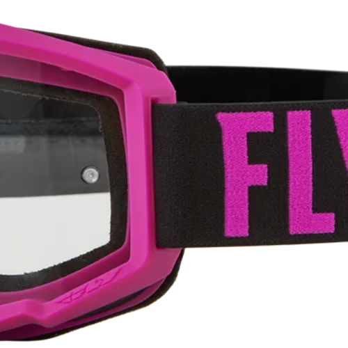 FLY RACING FOCUS GOGGLE PINK/BLACK W/ CLEAR LENS