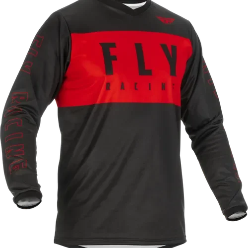 FLY Racing Adult F-16 Jersey (Black/Red, Large) 