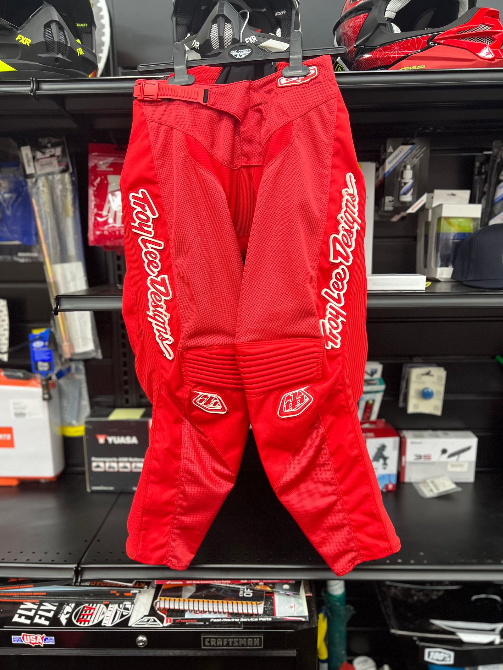 Troy Lee Designs GP Air Pants Mono Red Motocross Pants 30