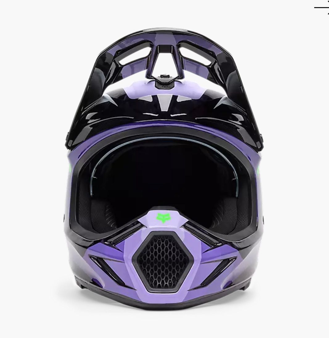 Fox V3 RS Grid Purple Brand New