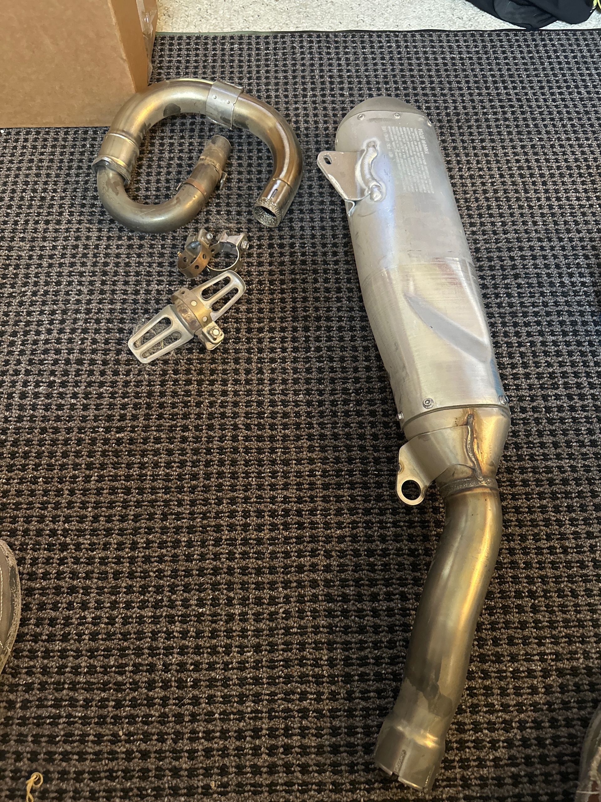 YZ250f Stock Exhaust System